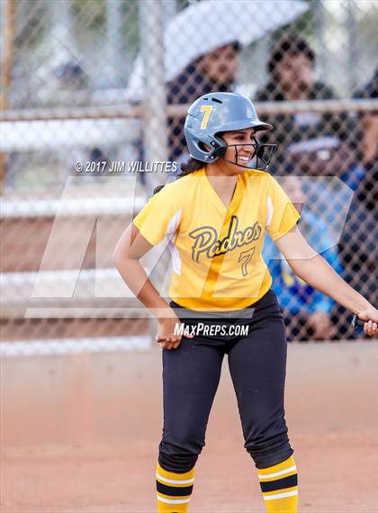 Thumbnail 2 in Marcos de Niza vs Tuba City (Chandler Prep Softball Classic)  photogallery.