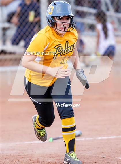 Thumbnail 3 in Marcos de Niza vs Tuba City (Chandler Prep Softball Classic)  photogallery.