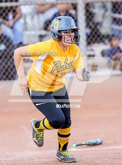Thumbnail 2 in Marcos de Niza vs Tuba City (Chandler Prep Softball Classic)  photogallery.