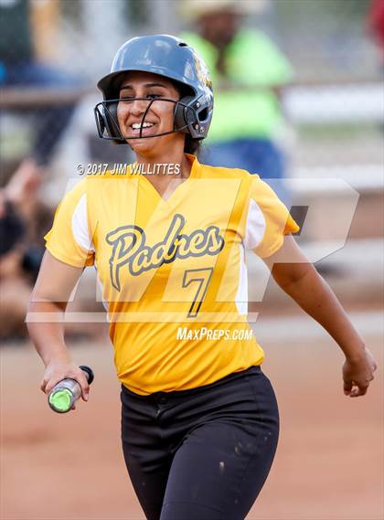Thumbnail 3 in Marcos de Niza vs Tuba City (Chandler Prep Softball Classic)  photogallery.