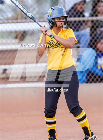 Thumbnail 2 in Marcos de Niza vs Tuba City (Chandler Prep Softball Classic)  photogallery.
