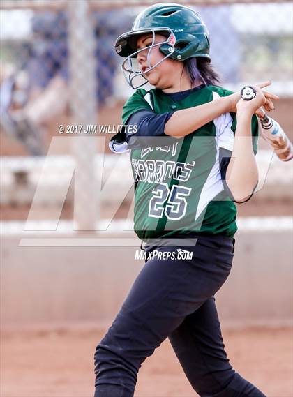 Thumbnail 1 in Marcos de Niza vs Tuba City (Chandler Prep Softball Classic)  photogallery.