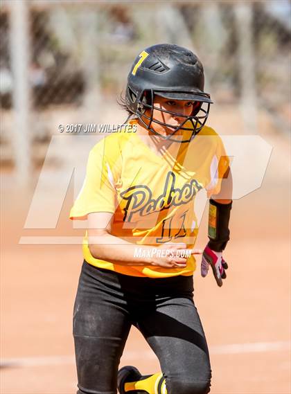 Thumbnail 3 in Marcos de Niza vs Tuba City (Chandler Prep Softball Classic)  photogallery.