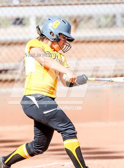 Thumbnail 3 in Marcos de Niza vs Tuba City (Chandler Prep Softball Classic)  photogallery.