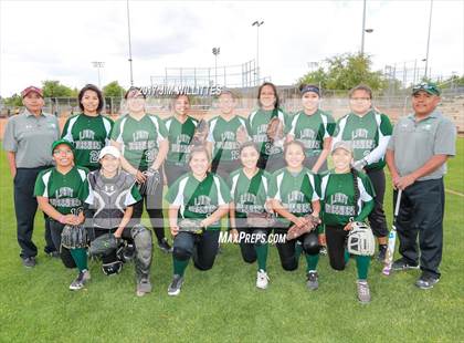 Thumbnail 3 in Marcos de Niza vs Tuba City (Chandler Prep Softball Classic)  photogallery.