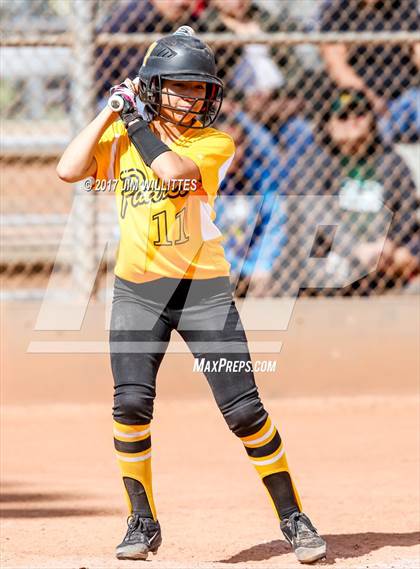 Thumbnail 1 in Marcos de Niza vs Tuba City (Chandler Prep Softball Classic)  photogallery.