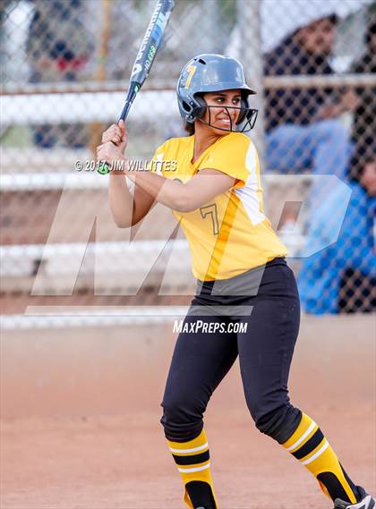 Thumbnail 3 in Marcos de Niza vs Tuba City (Chandler Prep Softball Classic)  photogallery.