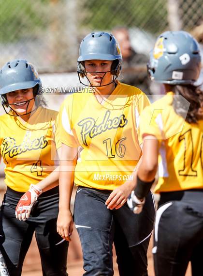 Thumbnail 2 in Marcos de Niza vs Tuba City (Chandler Prep Softball Classic)  photogallery.