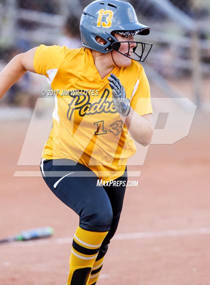 Thumbnail 3 in Marcos de Niza vs Tuba City (Chandler Prep Softball Classic)  photogallery.