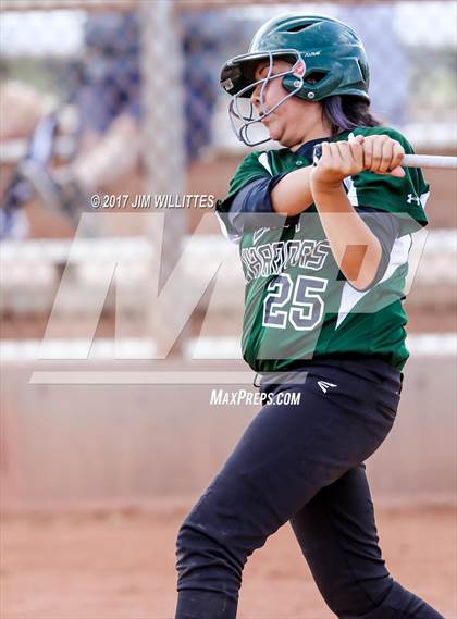 Thumbnail 3 in Marcos de Niza vs Tuba City (Chandler Prep Softball Classic)  photogallery.