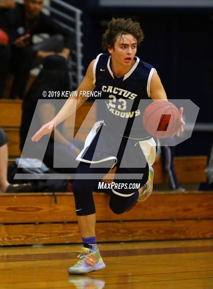 Thumbnail 2 in Cactus Shadows vs. Liberty (Sunnyslope Hoopsgiving Basketball Tournament) photogallery.