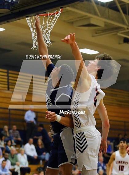 Thumbnail 1 in Cactus Shadows vs. Liberty (Sunnyslope Hoopsgiving Basketball Tournament) photogallery.