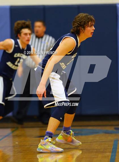 Thumbnail 2 in Cactus Shadows vs. Liberty (Sunnyslope Hoopsgiving Basketball Tournament) photogallery.