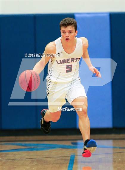 Thumbnail 2 in Cactus Shadows vs. Liberty (Sunnyslope Hoopsgiving Basketball Tournament) photogallery.