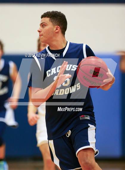 Thumbnail 1 in Cactus Shadows vs. Liberty (Sunnyslope Hoopsgiving Basketball Tournament) photogallery.