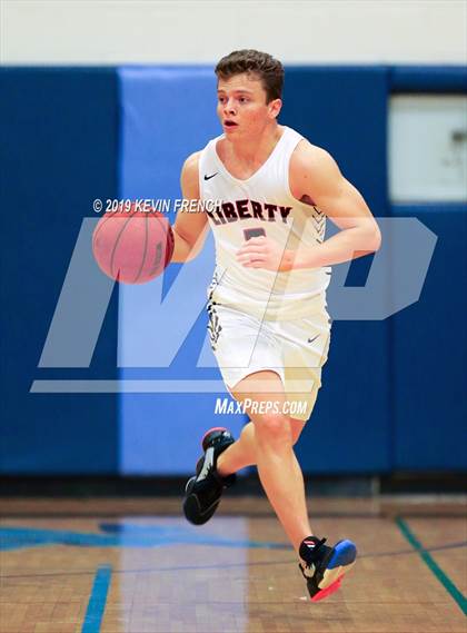 Thumbnail 1 in Cactus Shadows vs. Liberty (Sunnyslope Hoopsgiving Basketball Tournament) photogallery.