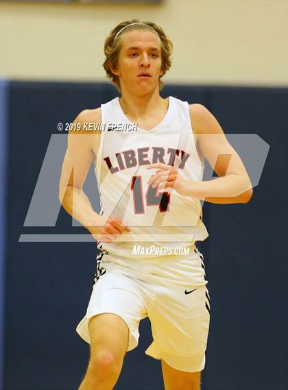 Thumbnail 3 in Cactus Shadows vs. Liberty (Sunnyslope Hoopsgiving Basketball Tournament) photogallery.