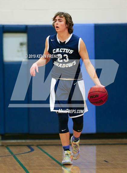 Thumbnail 1 in Cactus Shadows vs. Liberty (Sunnyslope Hoopsgiving Basketball Tournament) photogallery.