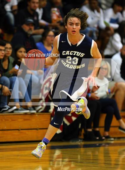 Thumbnail 2 in Cactus Shadows vs. Liberty (Sunnyslope Hoopsgiving Basketball Tournament) photogallery.