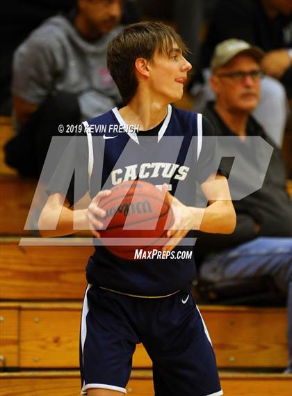 Thumbnail 1 in Cactus Shadows vs. Liberty (Sunnyslope Hoopsgiving Basketball Tournament) photogallery.