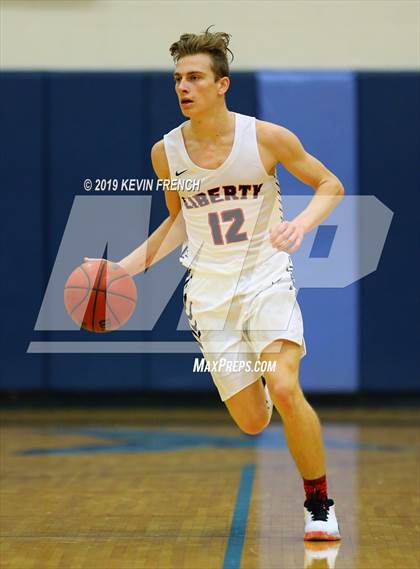 Thumbnail 2 in Cactus Shadows vs. Liberty (Sunnyslope Hoopsgiving Basketball Tournament) photogallery.