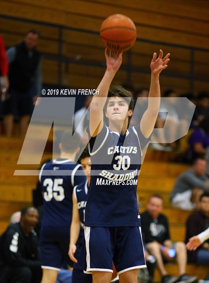 Thumbnail 1 in Cactus Shadows vs. Liberty (Sunnyslope Hoopsgiving Basketball Tournament) photogallery.