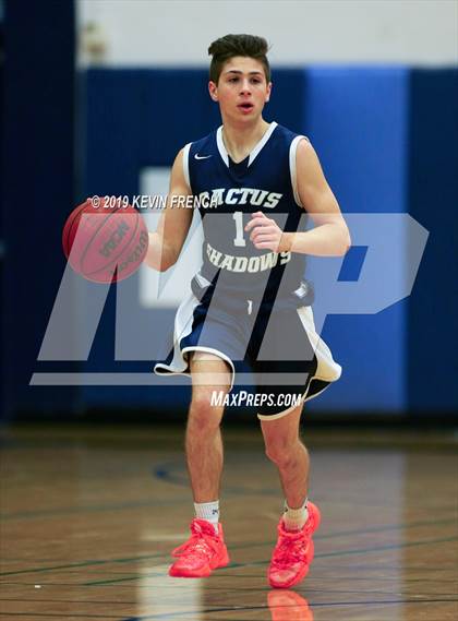 Thumbnail 3 in Cactus Shadows vs. Liberty (Sunnyslope Hoopsgiving Basketball Tournament) photogallery.