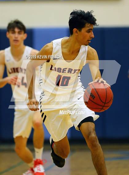 Thumbnail 1 in Cactus Shadows vs. Liberty (Sunnyslope Hoopsgiving Basketball Tournament) photogallery.
