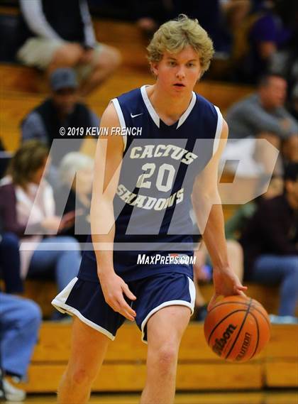 Thumbnail 3 in Cactus Shadows vs. Liberty (Sunnyslope Hoopsgiving Basketball Tournament) photogallery.
