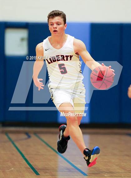 Thumbnail 2 in Cactus Shadows vs. Liberty (Sunnyslope Hoopsgiving Basketball Tournament) photogallery.
