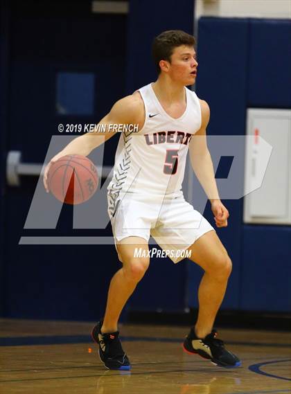 Thumbnail 1 in Cactus Shadows vs. Liberty (Sunnyslope Hoopsgiving Basketball Tournament) photogallery.