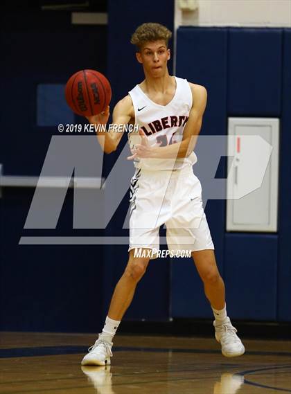 Thumbnail 3 in Cactus Shadows vs. Liberty (Sunnyslope Hoopsgiving Basketball Tournament) photogallery.