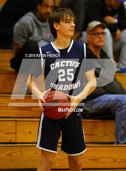 Thumbnail 3 in Cactus Shadows vs. Liberty (Sunnyslope Hoopsgiving Basketball Tournament) photogallery.