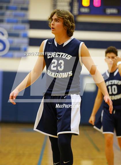 Thumbnail 2 in Cactus Shadows vs. Liberty (Sunnyslope Hoopsgiving Basketball Tournament) photogallery.