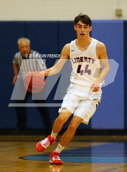 Thumbnail 2 in Cactus Shadows vs. Liberty (Sunnyslope Hoopsgiving Basketball Tournament) photogallery.