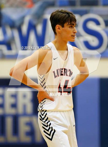 Thumbnail 1 in Cactus Shadows vs. Liberty (Sunnyslope Hoopsgiving Basketball Tournament) photogallery.