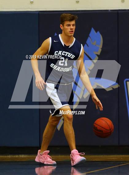 Thumbnail 3 in Cactus Shadows vs. Liberty (Sunnyslope Hoopsgiving Basketball Tournament) photogallery.