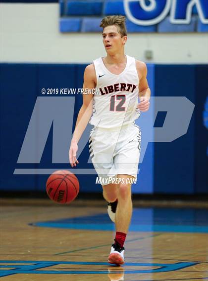 Thumbnail 1 in Cactus Shadows vs. Liberty (Sunnyslope Hoopsgiving Basketball Tournament) photogallery.