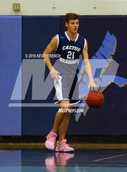 Thumbnail 2 in Cactus Shadows vs. Liberty (Sunnyslope Hoopsgiving Basketball Tournament) photogallery.