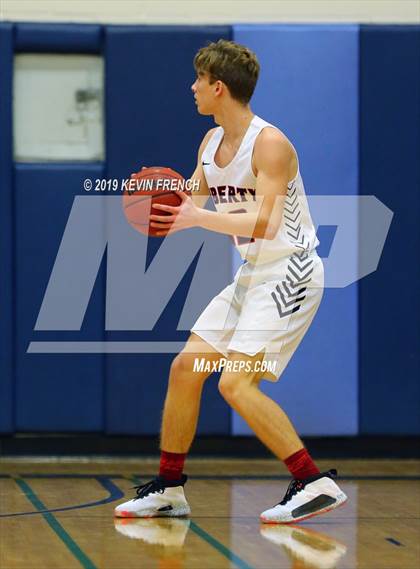 Thumbnail 1 in Cactus Shadows vs. Liberty (Sunnyslope Hoopsgiving Basketball Tournament) photogallery.