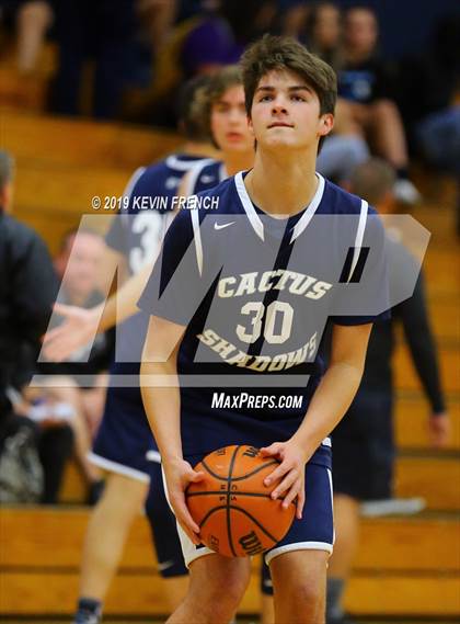 Thumbnail 1 in Cactus Shadows vs. Liberty (Sunnyslope Hoopsgiving Basketball Tournament) photogallery.