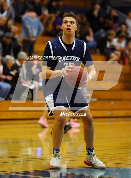 Thumbnail 3 in Cactus Shadows vs. Liberty (Sunnyslope Hoopsgiving Basketball Tournament) photogallery.