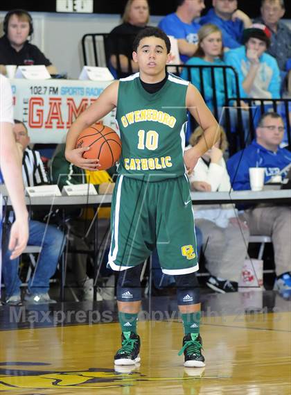 Thumbnail 3 in Owensboro Catholic vs Butler County (KHSAA 3rd Region Tournament) photogallery.