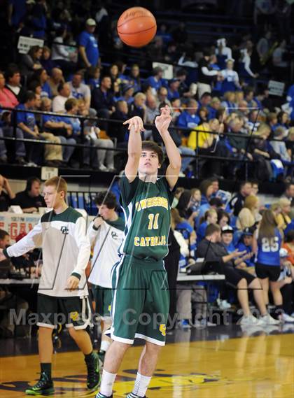 Thumbnail 2 in Owensboro Catholic vs Butler County (KHSAA 3rd Region Tournament) photogallery.