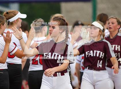Thumbnail 2 in Faith Christian Academy vs. Montgomery (PIAA 1A Quarterfinal) photogallery.