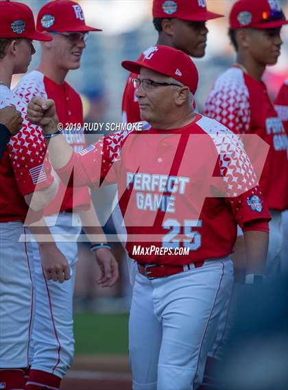 Thumbnail 2 in Perfect Game All American Classic (East vs West) photogallery.