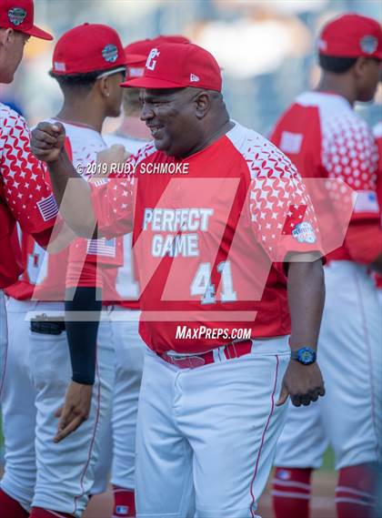 Thumbnail 3 in Perfect Game All American Classic (East vs West) photogallery.