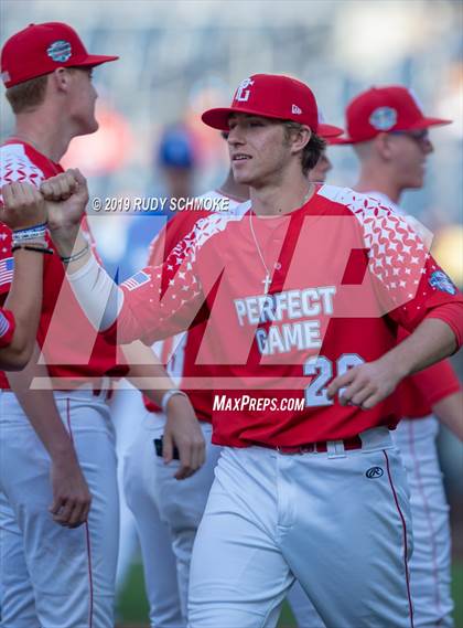 Thumbnail 2 in Perfect Game All American Classic (East vs West) photogallery.