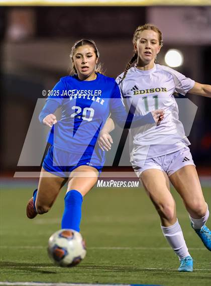 Thumbnail 2 in Edison @ Westlake (CIF-SS Div-1 Quarter Final) photogallery.