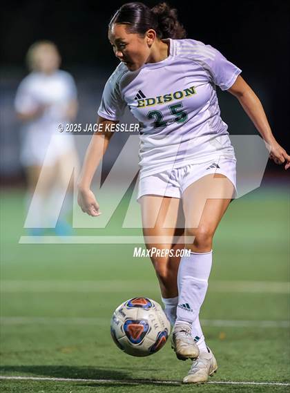 Thumbnail 2 in Edison @ Westlake (CIF-SS Div-1 Quarter Final) photogallery.